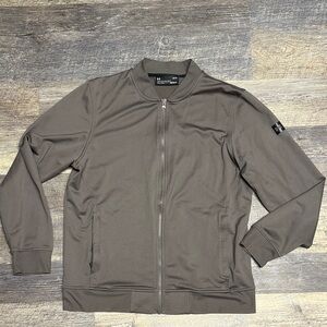 Under Armour Men's Lightweight Jacket - Brown Large Track Jacket